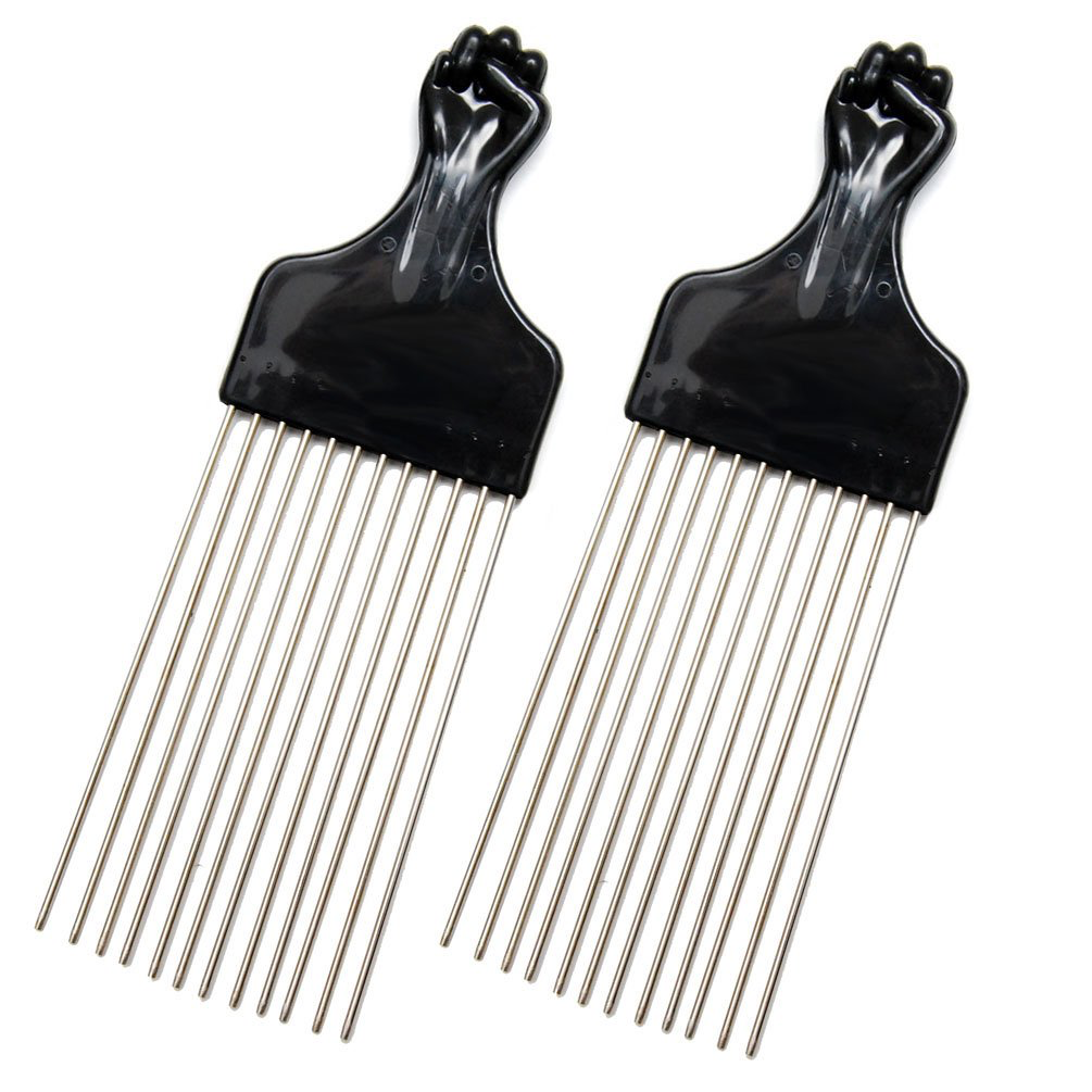 Afro Steel Comb BDIL 12pc