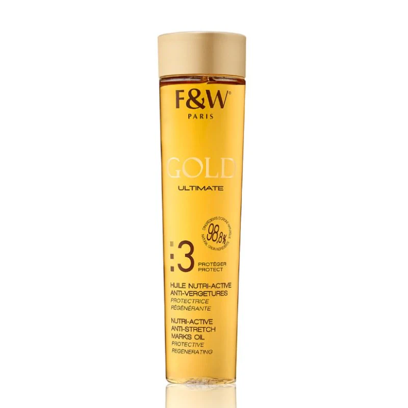 Fair & White Gold Nutri Active Anti Stretch Marks Oil 200ml
