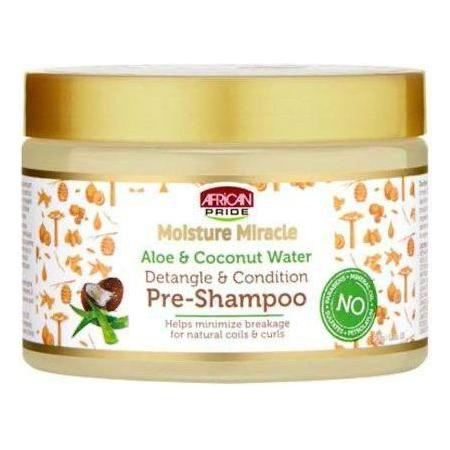 African Pride Moisture Miracle Aloe & Coconut Water Pre-Shampoo - 340g