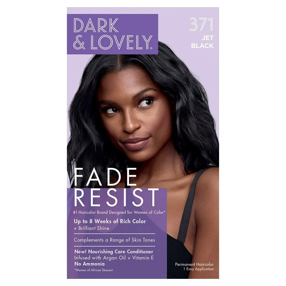 Dark & Lovely Fade Resist Hair Color-371 JET BLACK