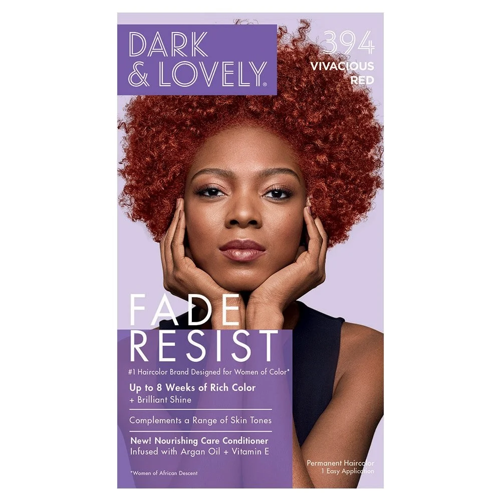 Dark & Lovely Fade Resist Hair Color -394 VIVACIOUS RED