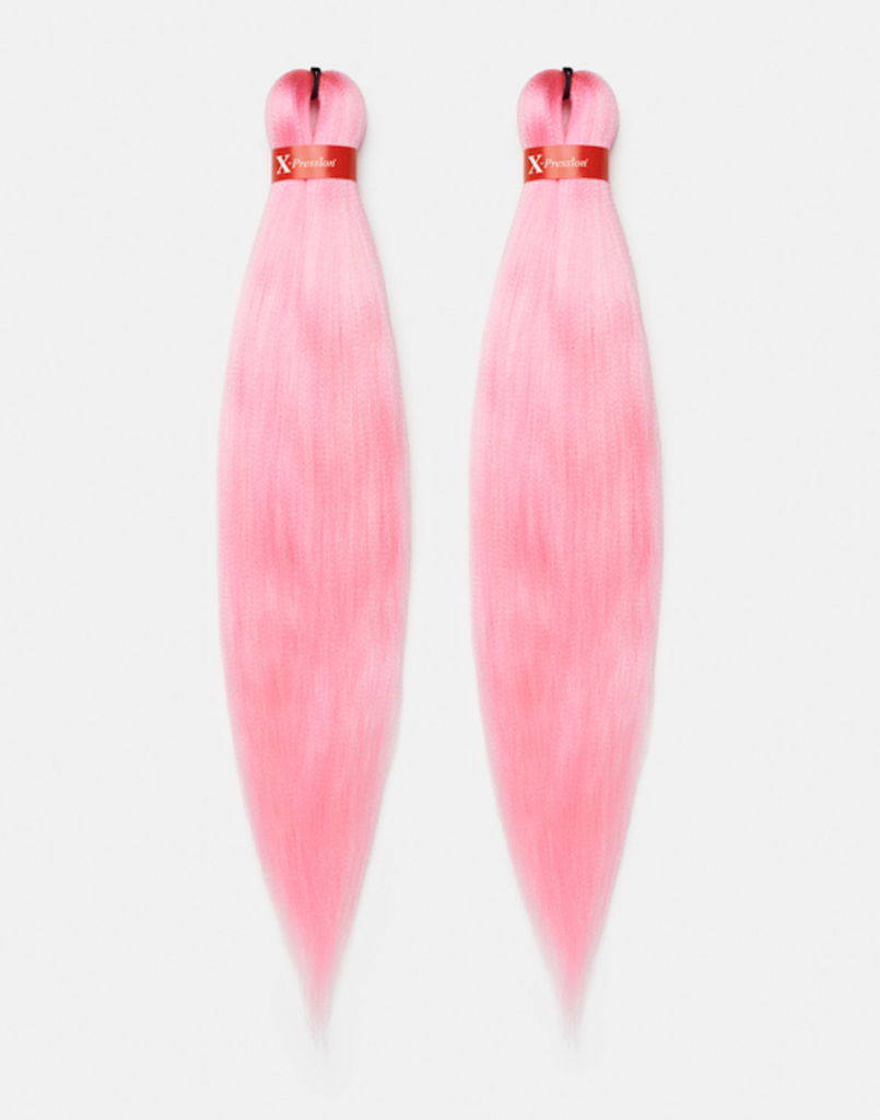 X-Pression Pre-Stretched 46" Col.Pink