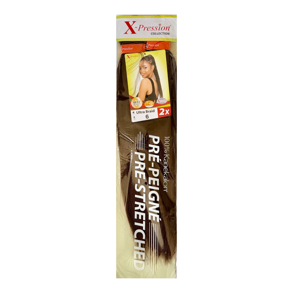 X-Pression Pre-Stretched 46" Col.6
