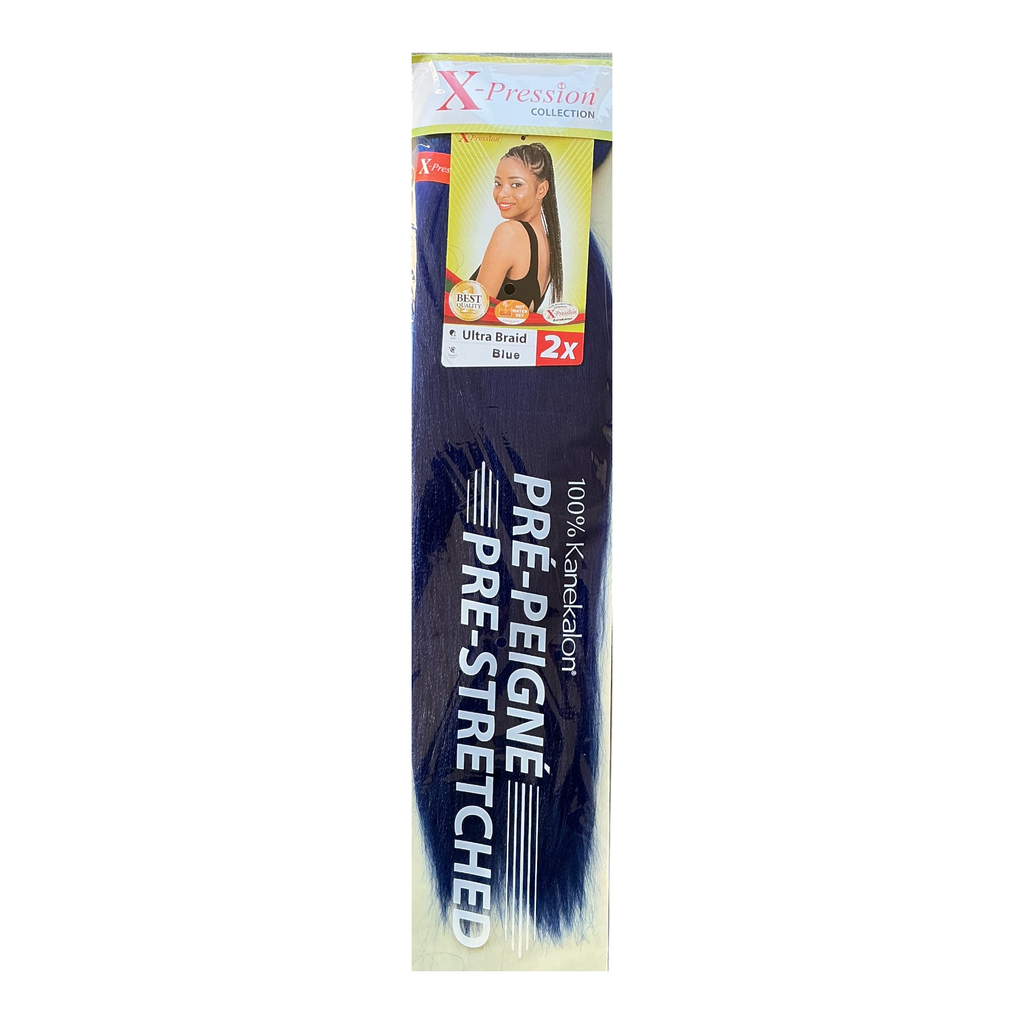 X-Pression Pre-Stretched 46" Col.Blue