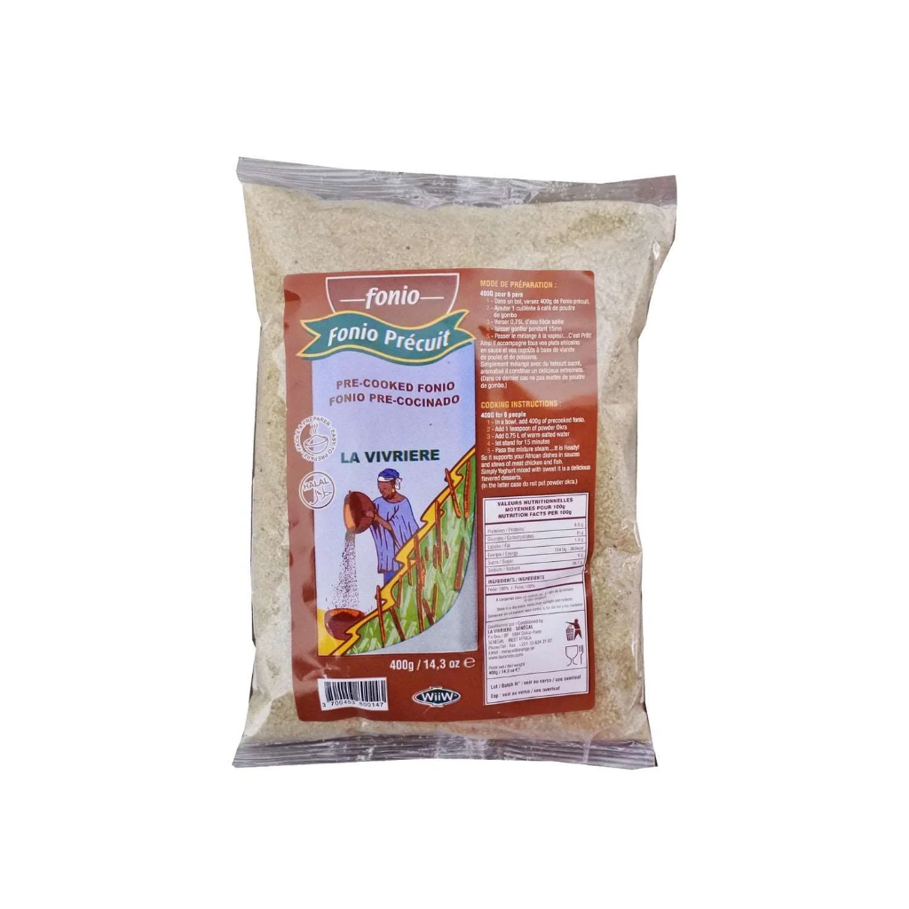 Fonio Précuit / Fonio Pre-cooked La Vivrière- 400g