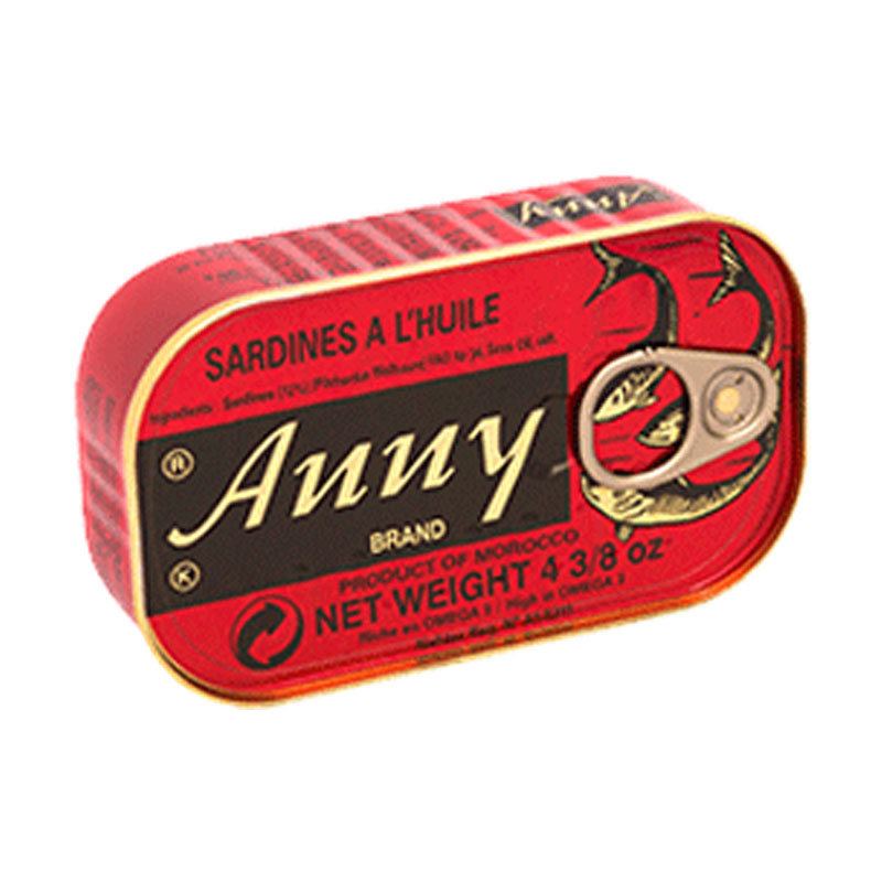 Sardinen in Pflanzenöl Anny (rot) 50x125 g