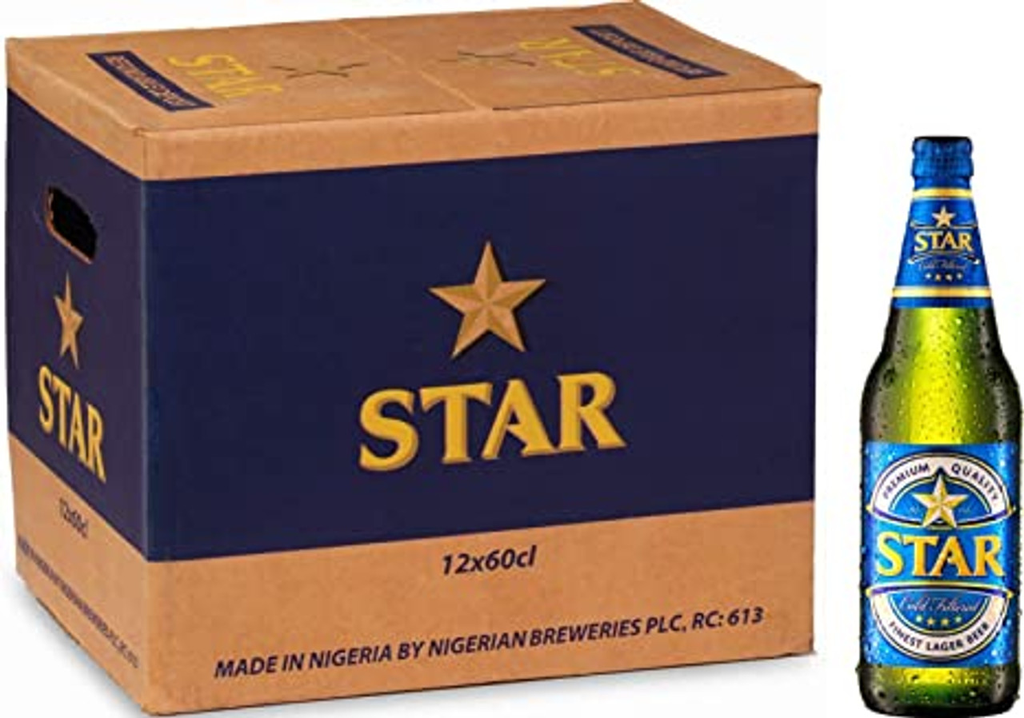 Beer Star 5.1% (Nigerian) bottle 12x600ml