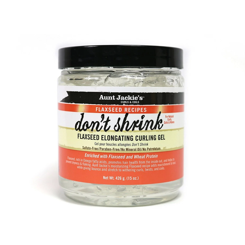 Aunt Jackie’s Don`t Shrink Flaxseed Elongating Curling Gel 15oz