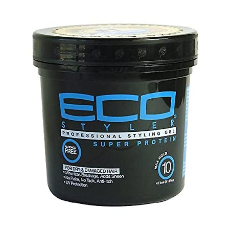 EcoStyler Styling Gel Super Protein(black/blue) 16oz