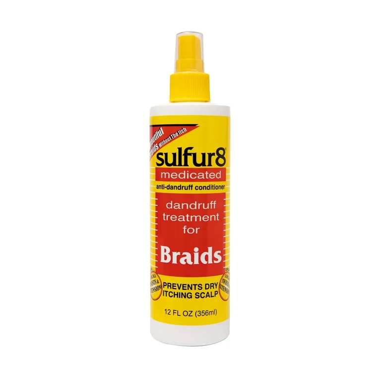 Sulfur 8 Dandruff Treatment Braids Spray 12oz