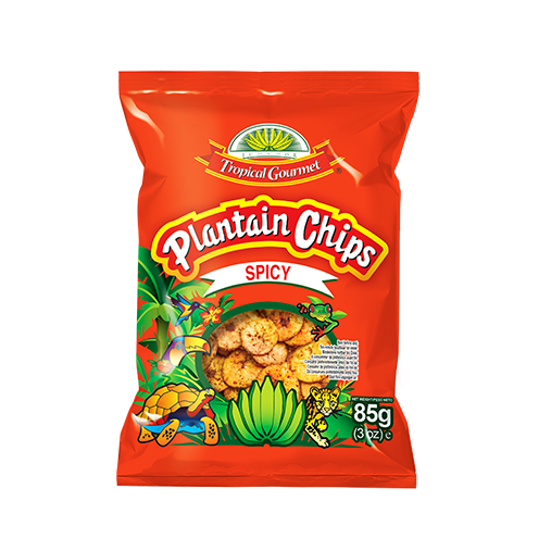 Plantain Chips Spicy Epicé Tropical Gourmet- 20x85g