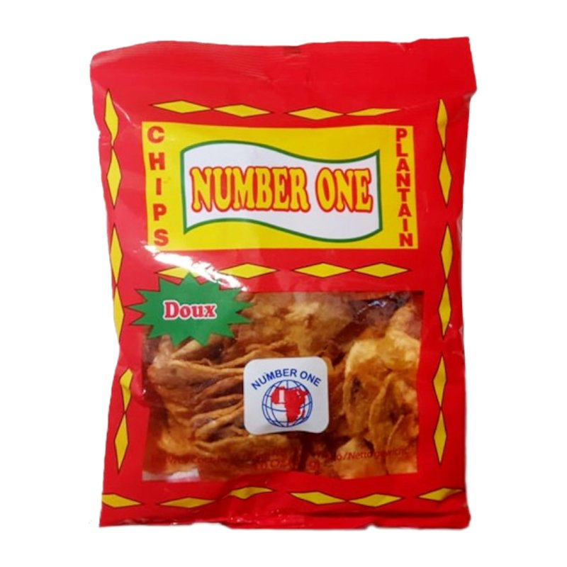 Number One Plantain Chips Sweet 20x85g