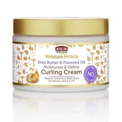 African Pride Moisture Miracle Shea Butter & Flaxseed Oil Curling Cream - 12oz