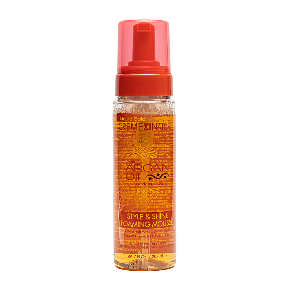 Creme Of Nature Argan Oil Style Foam Wrap Mousse 7oz