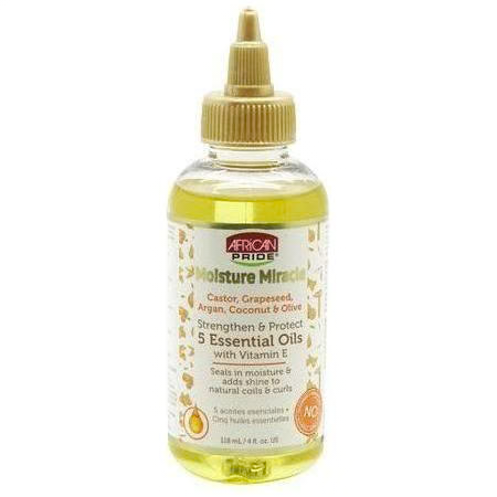 African Pride Moisture Miracle 5 Essential Oils 4oz