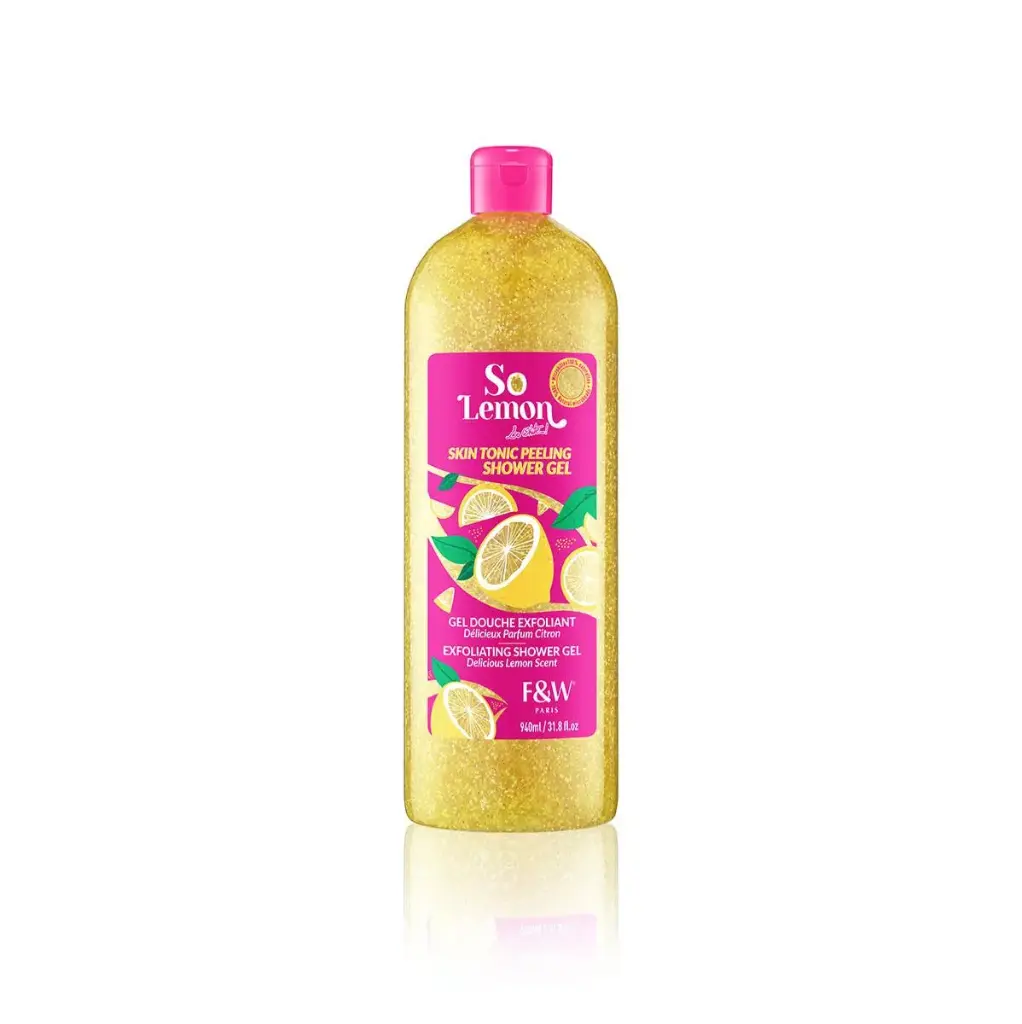 So Lemon Exfoliating Shower Gel Skin Tonic Peeling 940ml