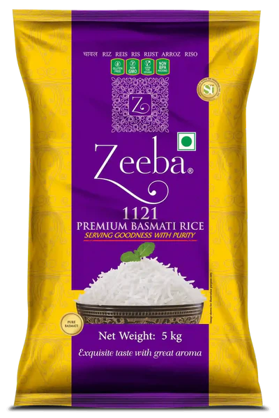 Zeeba Premium Basmati Rice 4x5kg