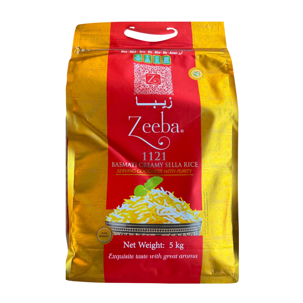 Zeeba Premium Sella Basmati Rice 4x5kg