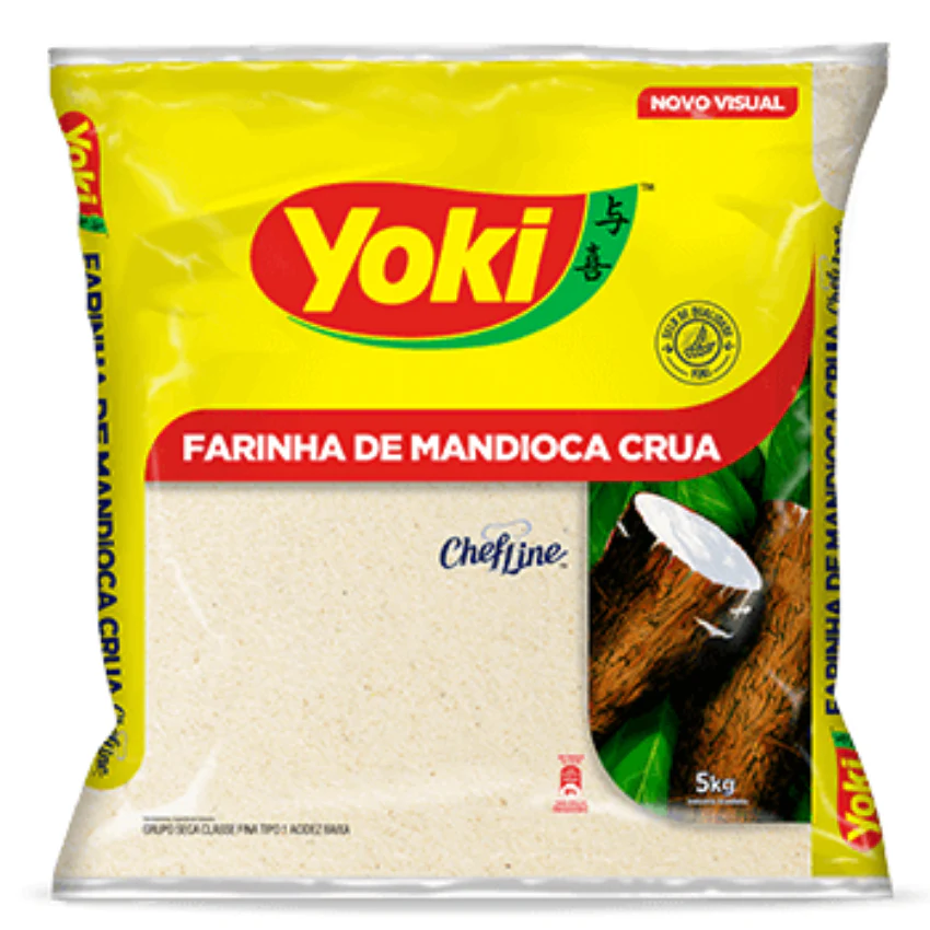 Yoki Farinha de Mandioca Crua 500g