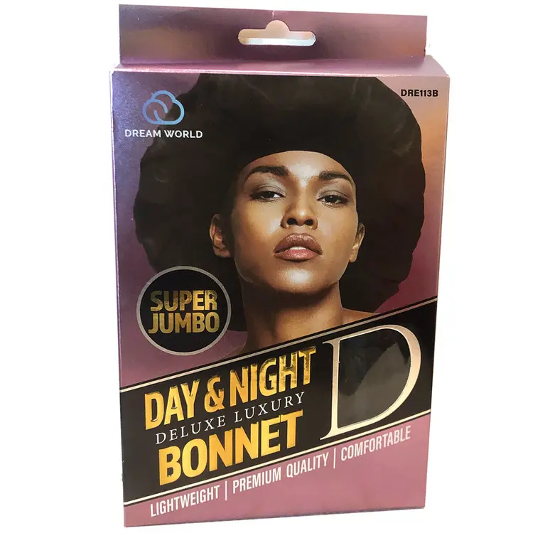 Dream World Day & Night Cap Jumbo Satin Black