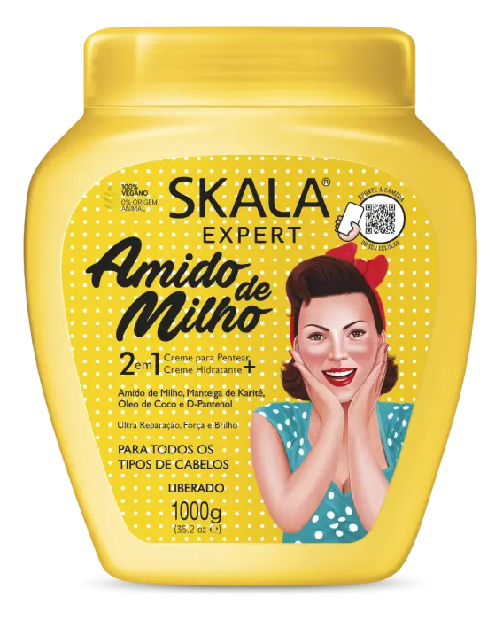 Skala Hair Treatment 2in1 Amido de Milho 1000ml
