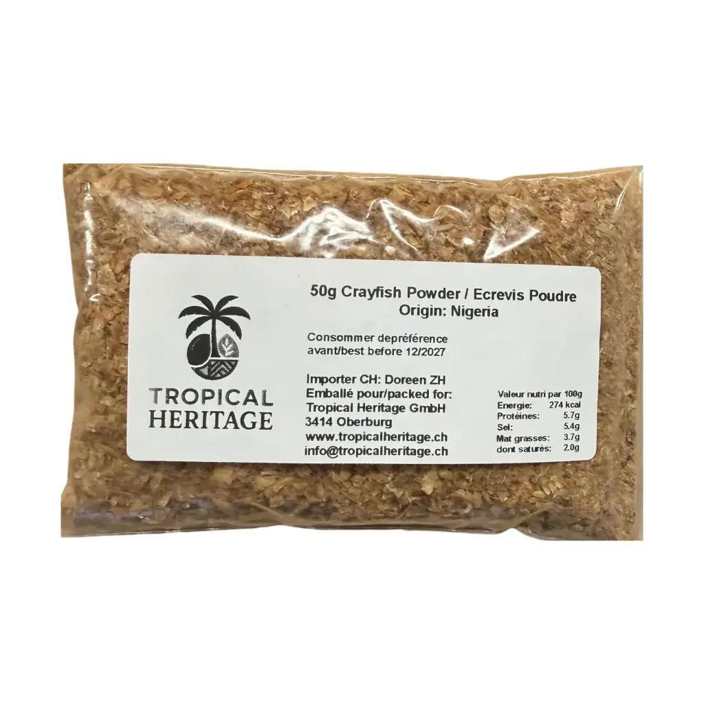 Poudre d'écrevisse  (Nigeria) 10x50g