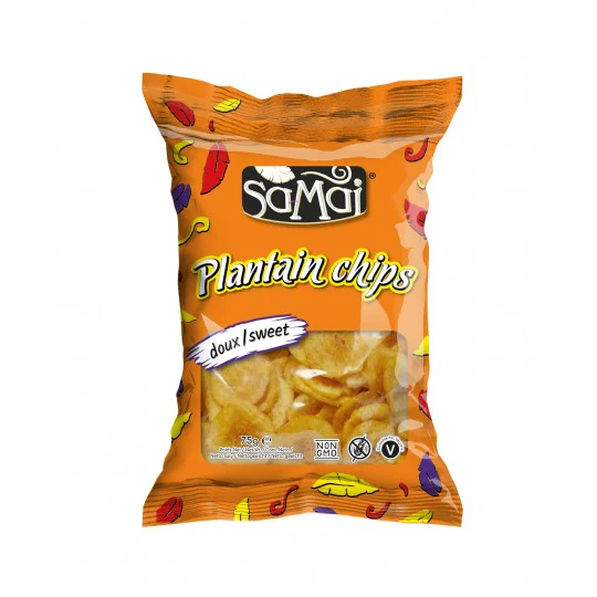 Samai Plantain Chips Sweet 15X75G