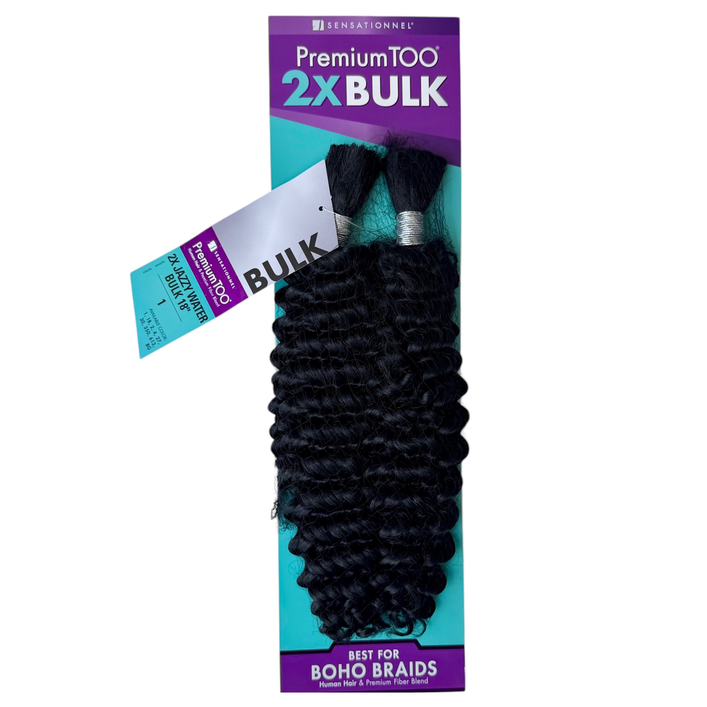 Premium Too - 2x Jazzy Water Curl Bulk 18" Col.1