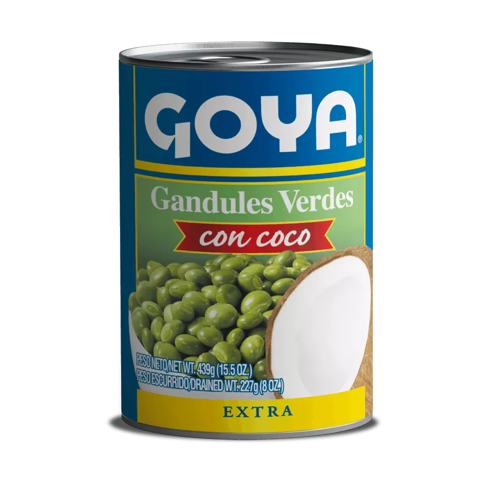 Goya Green pigeon peas with coconut (Gandul con coco verde) 439g