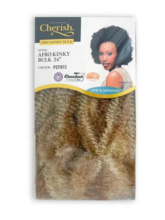 Cherish Bulk Afro Kinky Bulk 24" P27/613