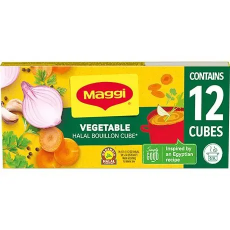 MAGGI Bouillon Cubes Vegetables Halal 12 cubes