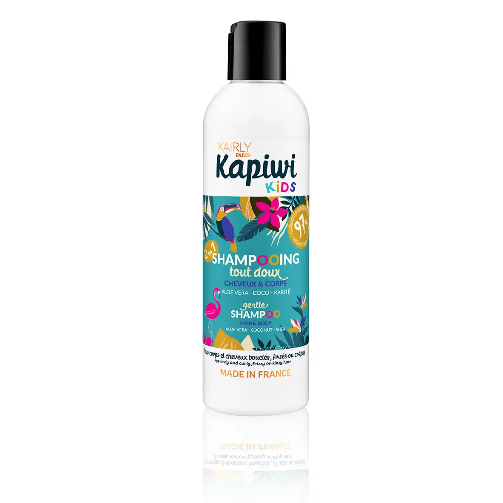 Kairly KAPIWI Kids Shampooing tout doux 2-en-1 Cheveux & Corps 250ml