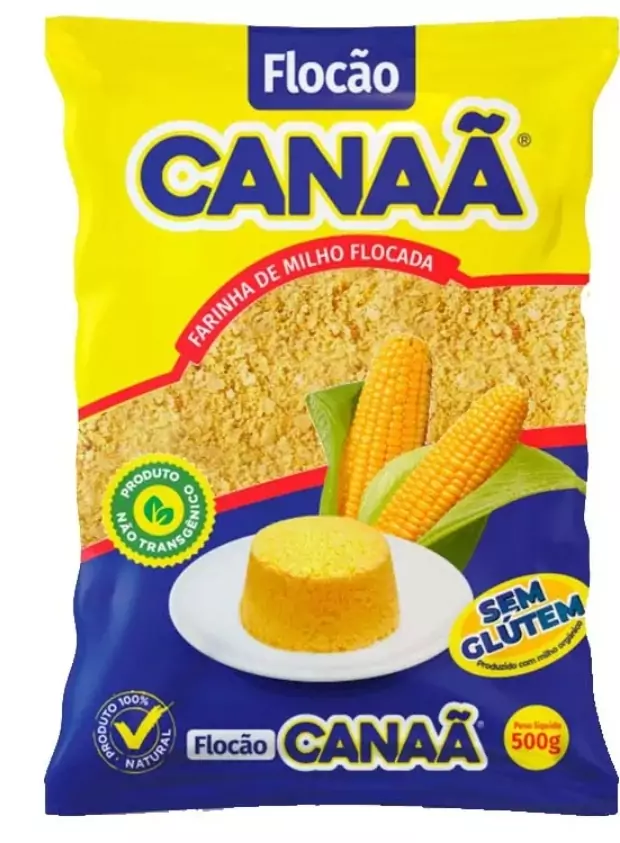 Flocão de Milho Canaã NON GMO 500g