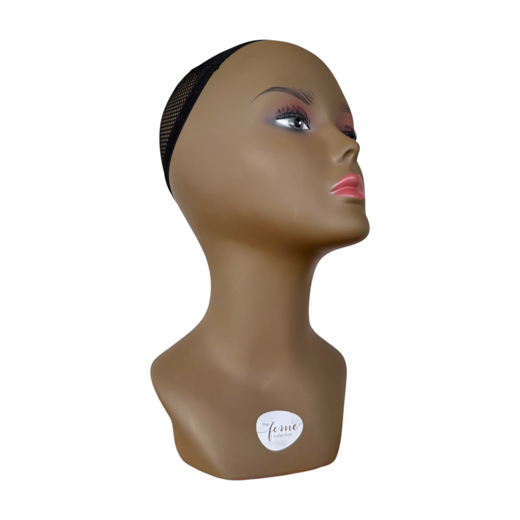 Mannequin Heads Brown Small