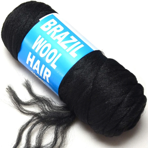 [BRA1185] Brazil Wool Hair (synthetic) - Pack 12x130g