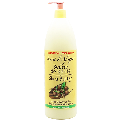 [SEC2055] SECRET D'AFRIQUE Shea Butter Lotion Family Size 1000ml