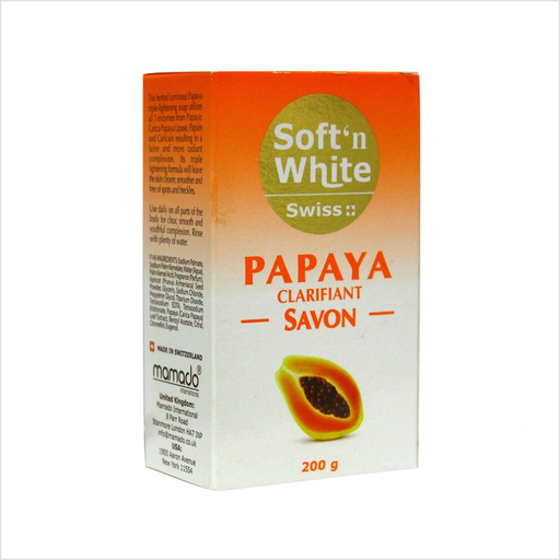 [SOF2184] Soft'n White Papaya Lightening Soap 200g