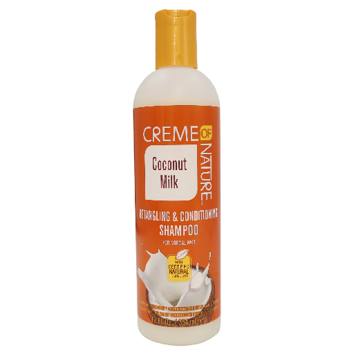 [CRE1290] Creme Of Nature Coconut Milk Detangling&Conditioning Shampoo - 12oz