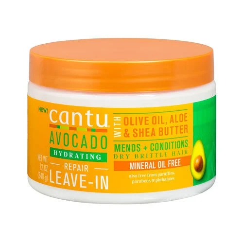 [CAN1196] CANTU Avocado Hydrating LEAVE-IN Conditioning Cream (jar) - 12oz