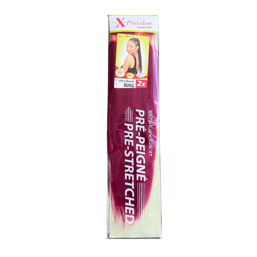 [X-P2310] X-Pression Pre-Stretched 46" Col.Burg