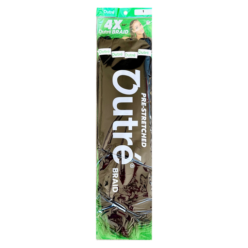 [4XO1002] 4x Outré Braid Pre-Stretched 60" Col.1