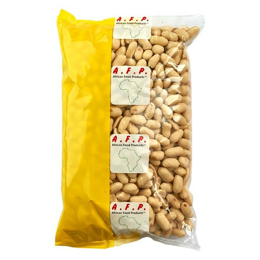 [PEA1907] Peanuts Unroasted Without Skin White AFP 10x800g