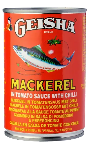 [GEI1556] Geisha Mackerel With Chilli 12x425g