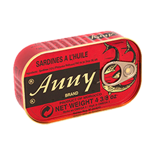 [SAR2047] Sardine in Vegetable Oil Anny (red) 50x125g