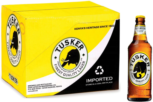 [BEE1162] Bier/Beer Tusker 4.2% (Kenya) btl - crt. 12x50cl