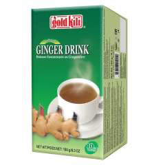 [GOL1563] Gold Kili Instant Ginger Drink Green Box 10x18g