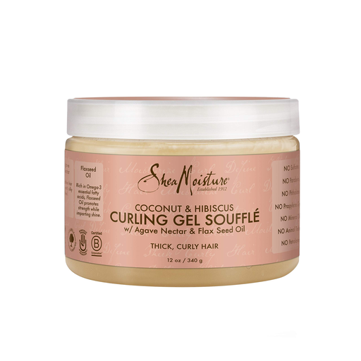 [SHE2093] Shea Moisture Coconut & Hibiscus Curling Gel Soufflé 340g