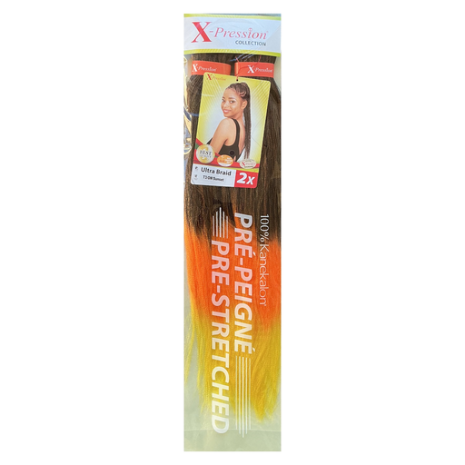 [X-P2512] X-Pression Pre-Stretched 46" OM Col.Sunset