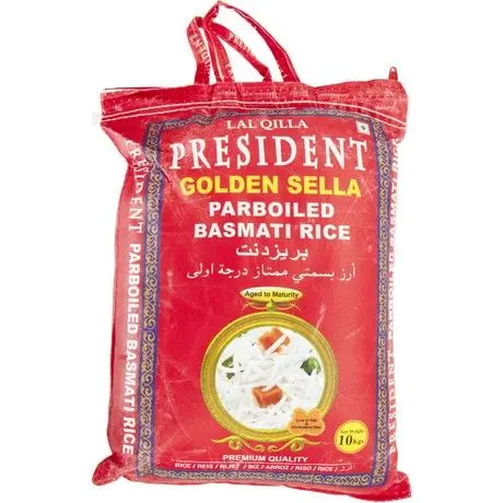 [PRE2532] PRESIDENT Golden Sella Parboiled Basmati Rice 2x10kg