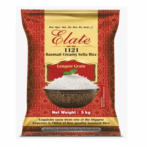 [ELA2543] Elate Basmati Rice (Sella) 4x5kg